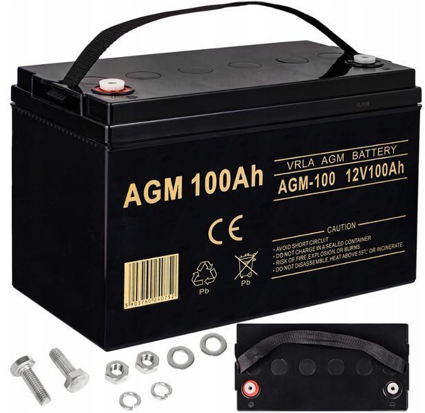 Комплект живлення AGM, 1,2 кВт-год, 0,3 кВт, VOLT SINUS PRO 500 W + 6AKUXAG100 купити - MagicHata