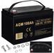 Комплект живлення AGM, 1,2 кВт-год, 0,3 кВт, VOLT SINUS PRO 500 W + 6AKUXAG100 фото 3