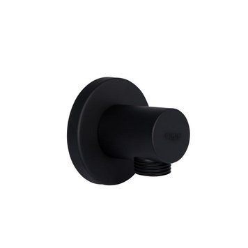 Подключение для шланга Qtap Spojeni округлое QTCRBB030 Black Matt SD00048966 фото