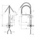 Смеситель для кухни Kroner KRP Ersel - SCH03999 CV033802 фото 2