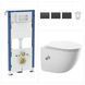Инсталляция GEBERIT черная на выбор + KOLLER POOL EDGE PLUS с биде фото 1