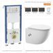 Инсталляция GEBERIT черная на выбор + KOLLER POOL EDGE PLUS с биде фото 2