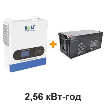 Комплект питания LiFePO4, 2,56 кВт-ч, 1,5 кВт, VOLT SINUS PRO ULTRA 3000 + RITAR R-LFP 12.8V 200Ah Bluet купить - MagicHata