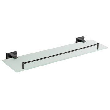 Полка стеклянная VBI MERCURY BLACK VBI-040209BL фото