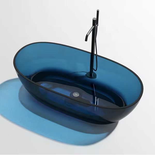 Ванна VBI VESUVIO BLUE 170 x 78 отдельностоящая стеклянная VBI-075003 фото