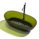 Ванна VBI VESUVIO GREEN 170 x 78 отдельностоящая стеклянная VBI-075004 фото 2