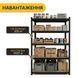 Стелаж LEOBRO Premium Black 180x100x60 см, 5 полиць, 200 кг/полиця фото 4