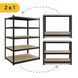 Стелаж LEOBRO Premium Black 180x100x60 см, 5 полиць, 200 кг/полиця фото 6
