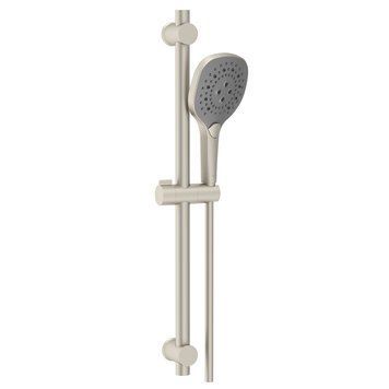 BILOVEC душовий гарнітур (лійка, штанга, шланг PVC), брашований нікель Арт. f03800906AB 94012 фото