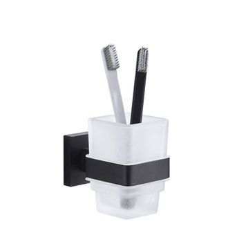 Стакан для зубних щіток VBI JUPITER BLACK VBI-040604BL фото