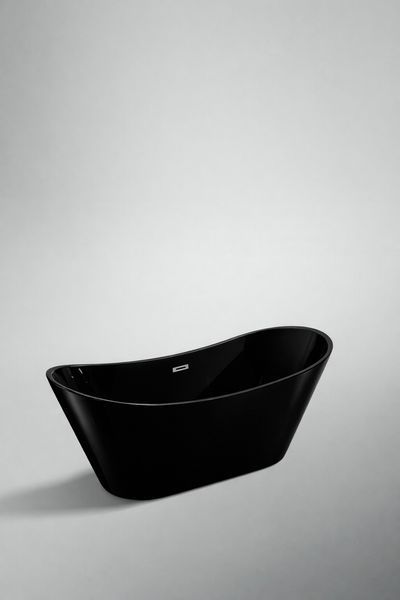 Ванна VBI MARMOLADA BLACK 170 x 75 окремостояча VBI-071117 фото