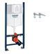 Комплект инсталляция с унитазом Grohe Rivera Borneo Rimless безободковый, сиденье soft-close фото 2