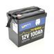 Акумулятор LiFePO4 WATTCYCLE WT12V100AH100MINIBT, 12,8 В, 100 А-год фото 1