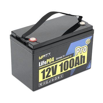 Акумулятор LiFePO4 WATTCYCLE WT12V100AH110PRO, 12,8 В, 100 А-год купити - MagicHata