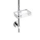 Стойка универсальная Qtap Sprha 700 мм округлая с полочкой QT003 Chrome SD00031253 фото 4