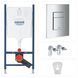 Інсталяція GROHE Rapid SL з клавішею Skate Cosmopolitan хром фото 1